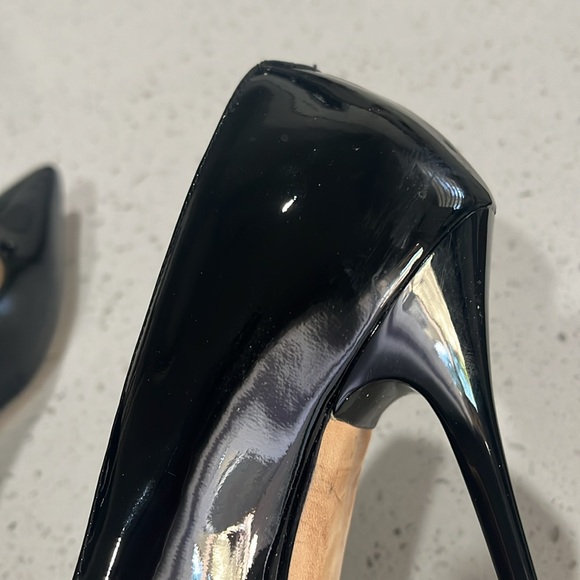 Jimmy Choo Anouk Pointy size 37.5 black patent leather heels! - Picture 11 of 13